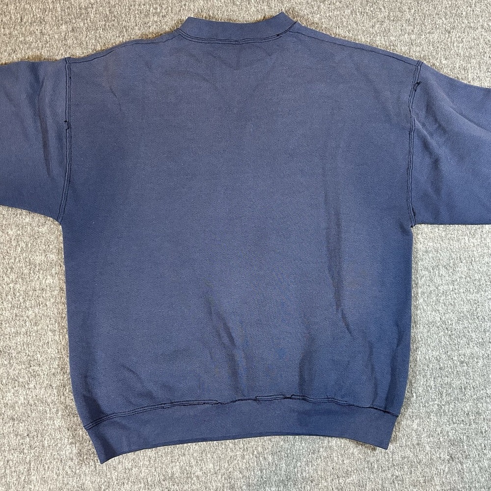 Vintage 1994 Chesapeake Bay Mens XL Blue Graphic Logo Sweatshirt Long Sleeve USA - Picture 7 of 11